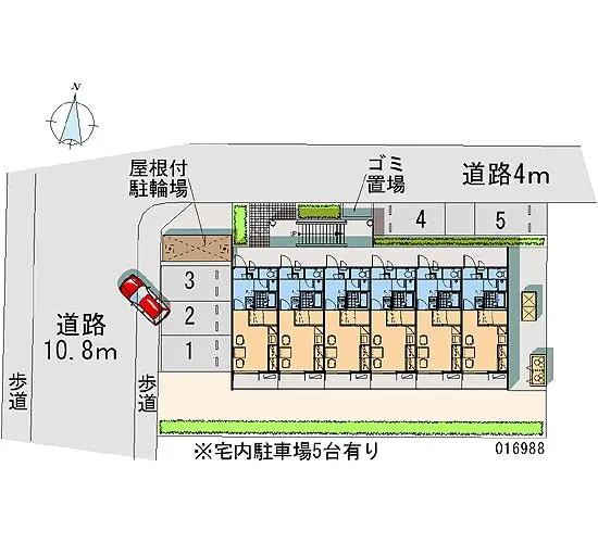 ★手数料０円★名古屋市西区新福寺町１丁目　月極駐車場（LP）